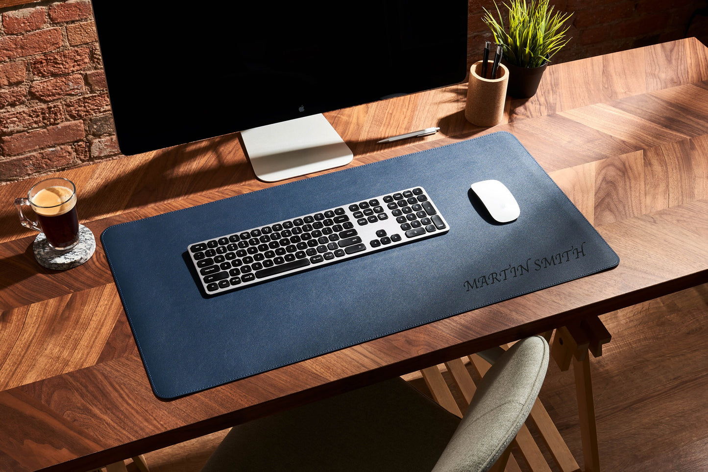 Personalised Vegan Desk Mat