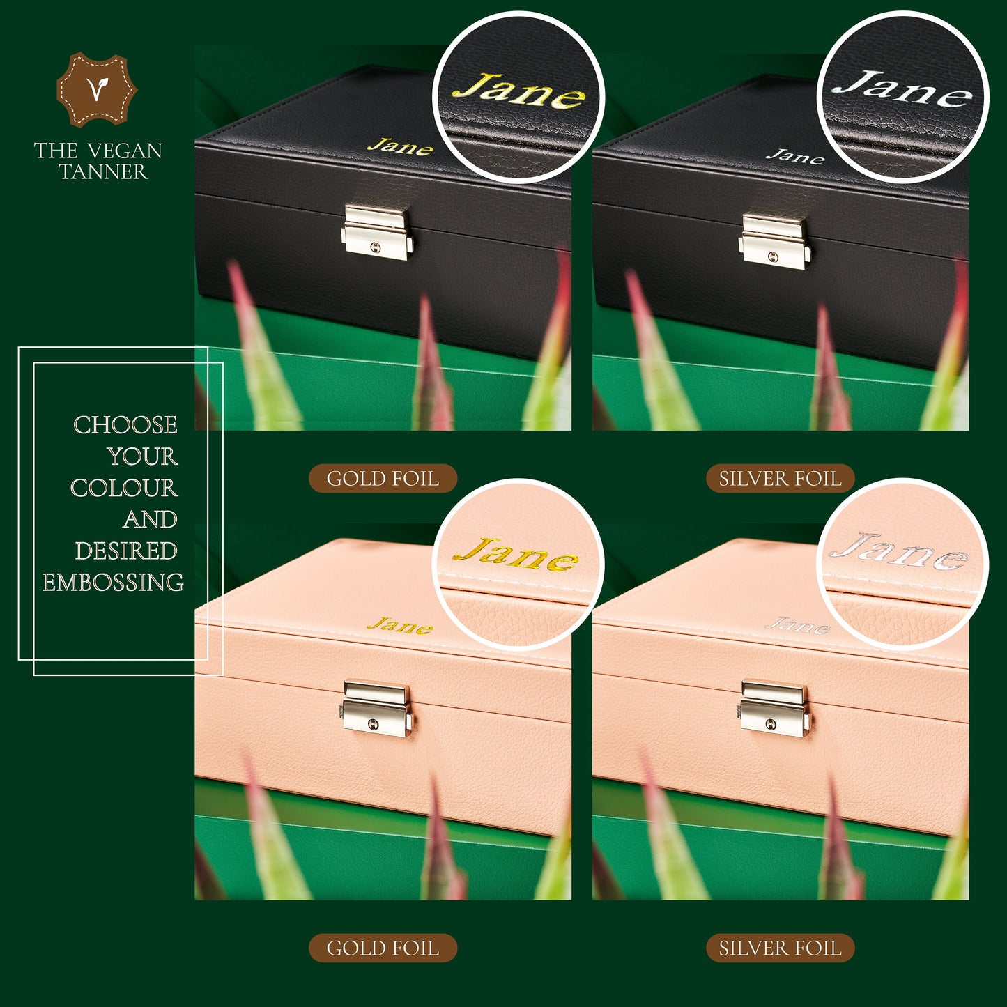 Personalised Vegan Jewellery Box