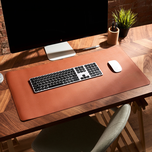 Personalised Vegan Leather Desk Mat