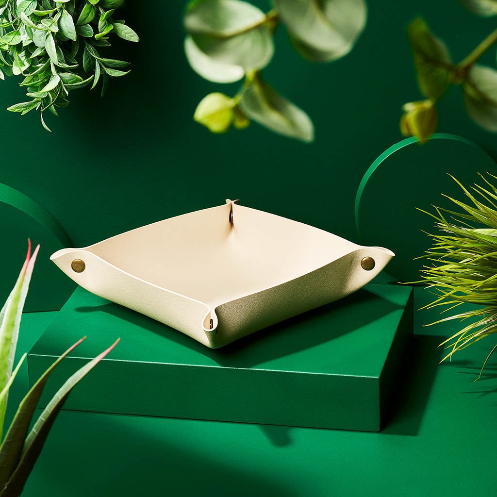 Vegan Leather Key Tray / New Home & Moving In Gift